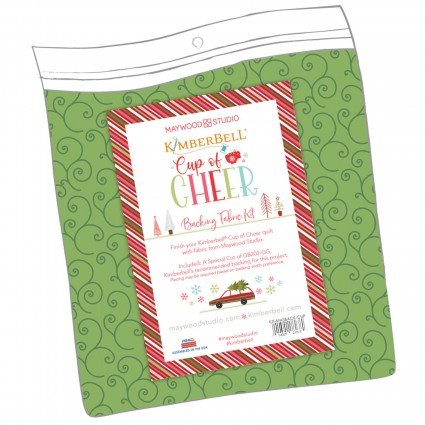 Kimberbell Cup of Cheer Backing Fabric Kit KIT-MASBACK-CUP