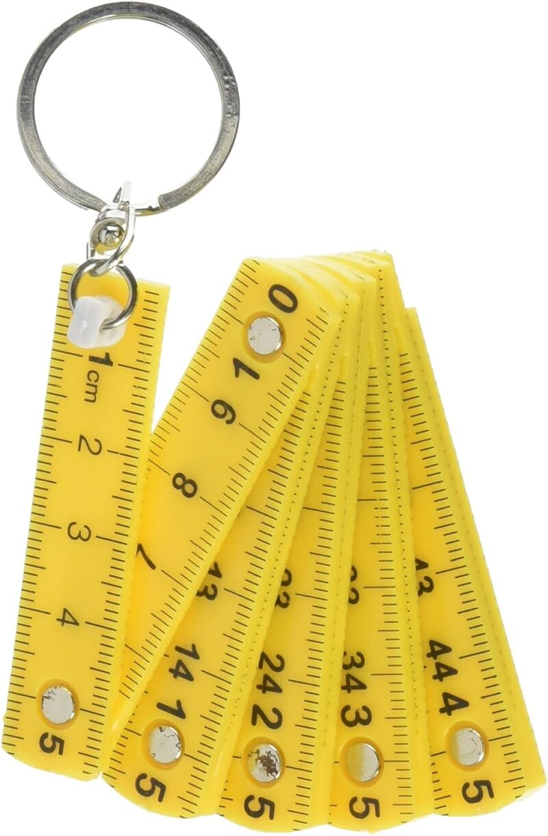 Mini Folding Ruler Keyring