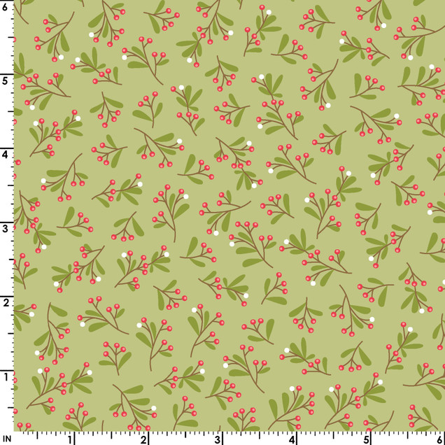 Kimberbell Cup of Cheer Mistletoe Green MAS10207-G