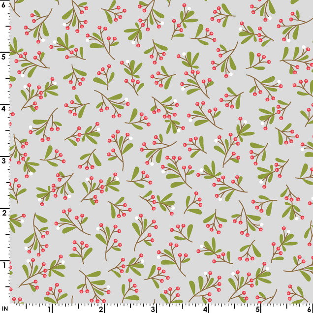 Kimberbell Cup of Cheer Mistletoe Grey MAS10207-K