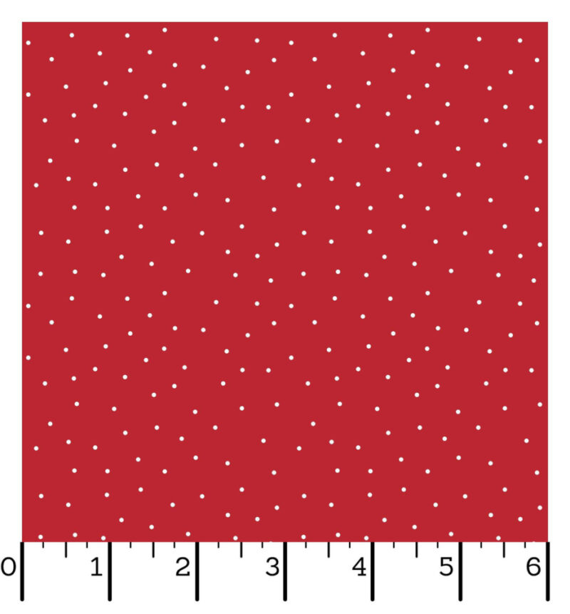 Kimberbell Basics Refreshed Tiny Dots Red/White MAS8210M-R2
