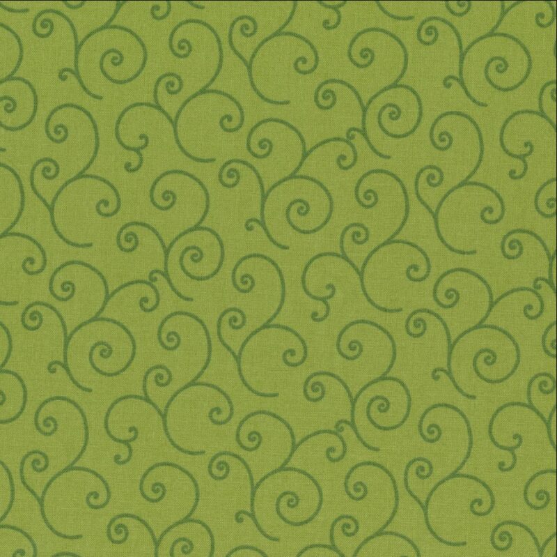 Kimberbell Basics Green Tonal Scrolls MAS8243-GG