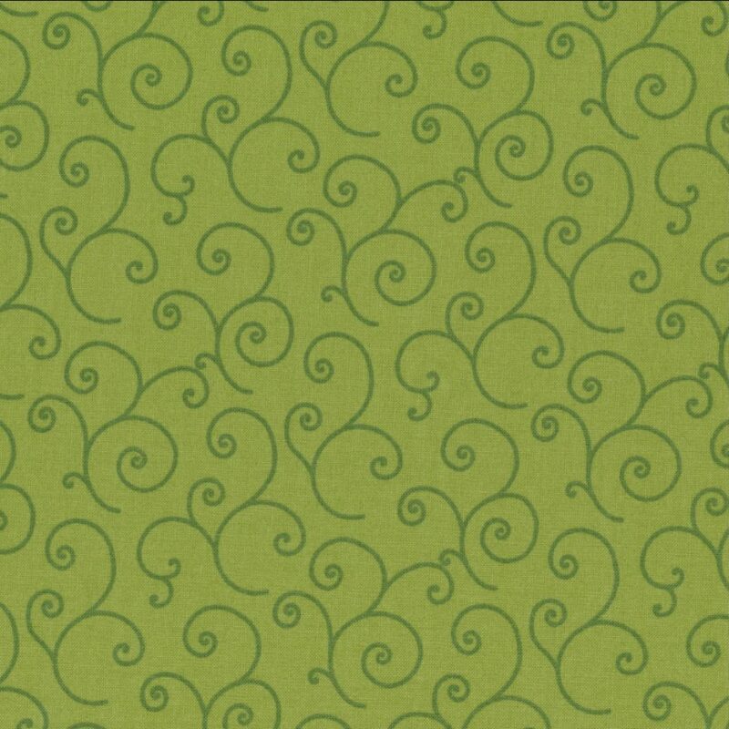 Kimberbell Basics Green Tonal Scrolls MAS8243-GG