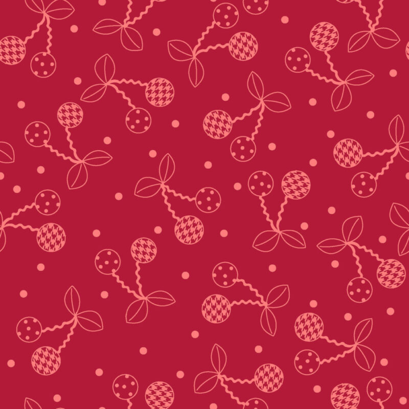 Kimberbell Basics Cheerful Cherries Pink/Red MAS8245-PR