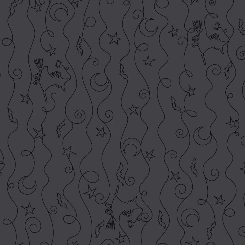 Kimberbell Black/Charcoal Loopy Lines MAS9922M-JK