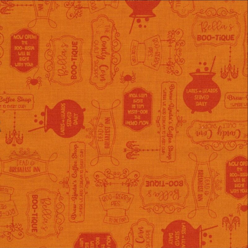 Kimberbell Orange Shop Signs MAS9924M-O