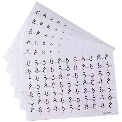 Snowman Embroidery Positioning Marker 1 Sheet