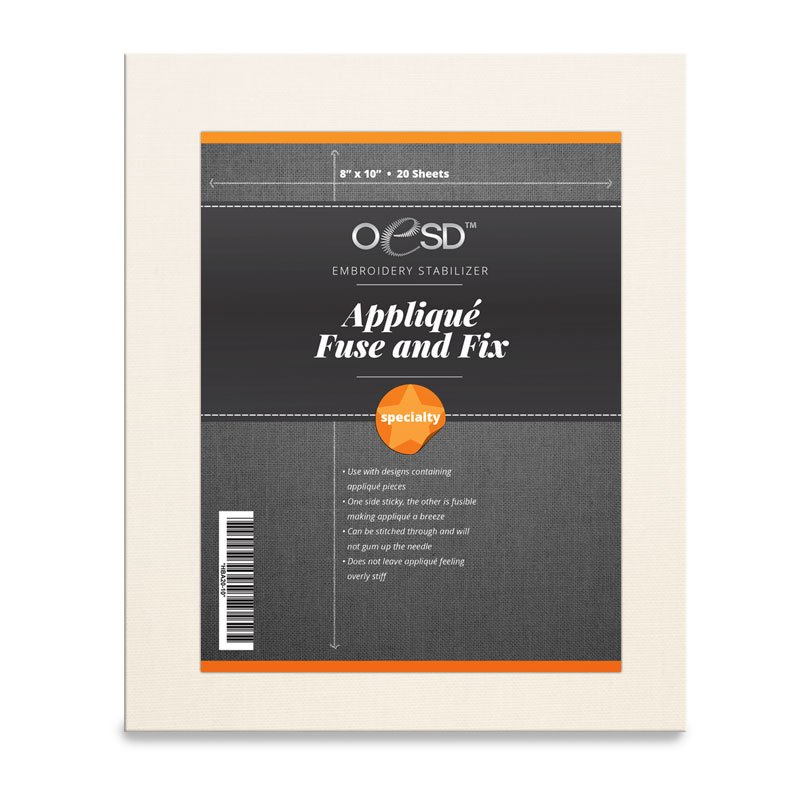 OESD Applique Fuse and Fix - 8"x10" Sheets