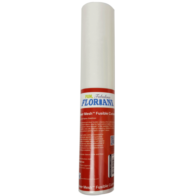 Floriani Power Mesh Fusible Cutaway 12" x 10 Yds