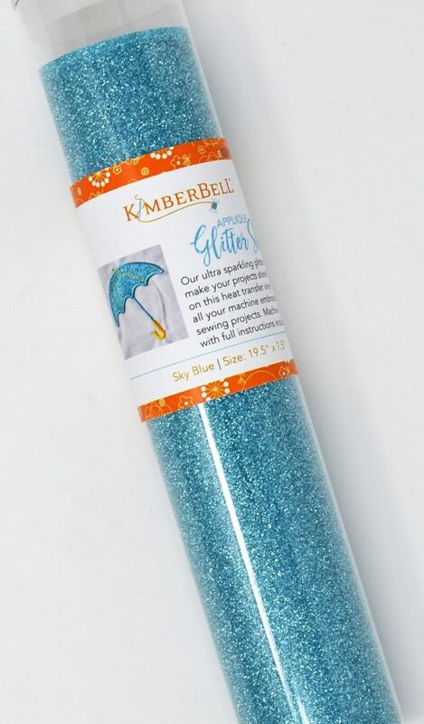 Kimberbell Glitter Sheet - Sky Blue