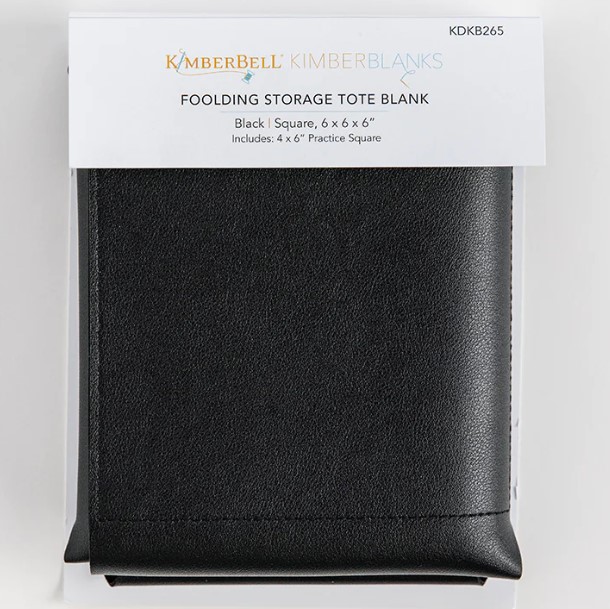 Kimberbell Folding Storage Blank -Black Tote