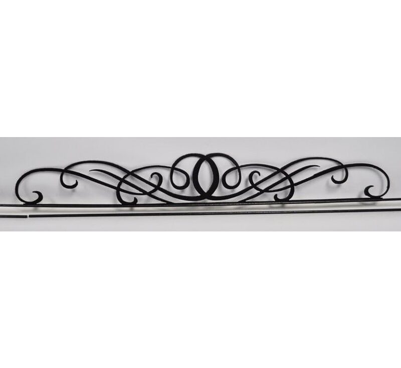 36" Wire Windy Scroll Split Bottom