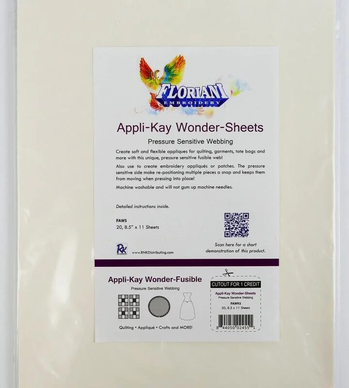 Floriani Appl-Kay Wonder Sheets