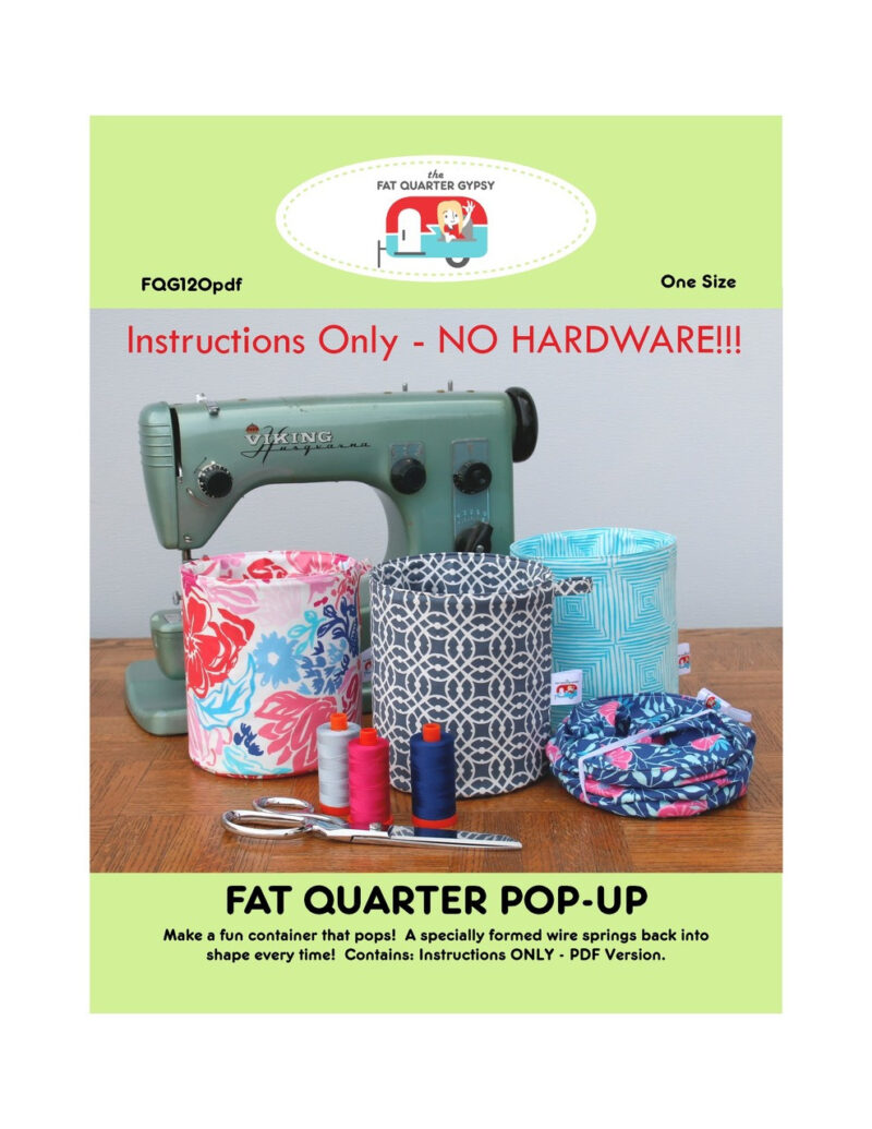 Fat Quarter Pop-Up Pattern