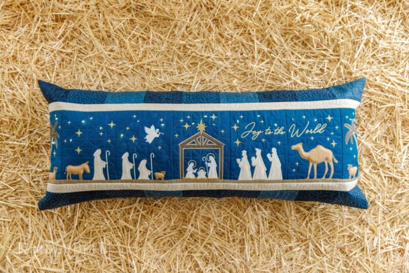 Kimberbell Nativity Bench Pillow Embellishment Kit - Image 4
