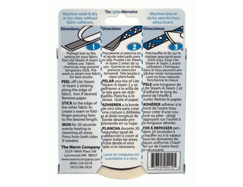 1/4" Lite Steam A Seam 2 - double stick fusible web - Image 2