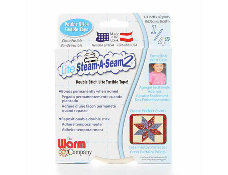 1/4" Lite Steam A Seam 2 - double stick fusible web