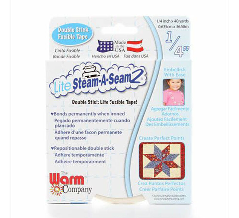 1/4" Lite Steam A Seam 2 - double stick fusible web