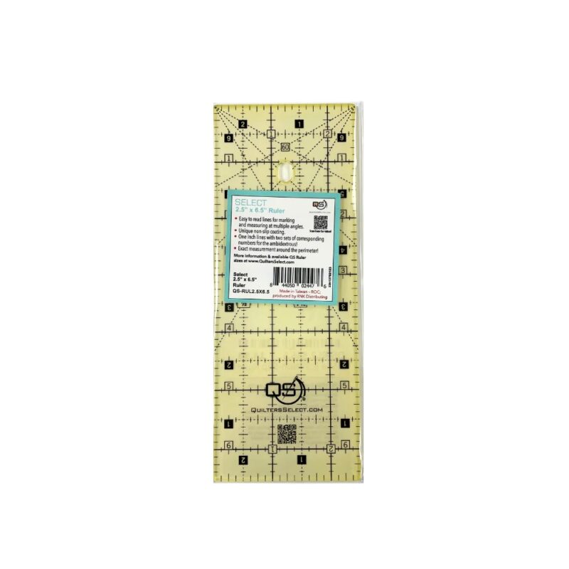 Quilters Select Ruler 2.5 x 6.5