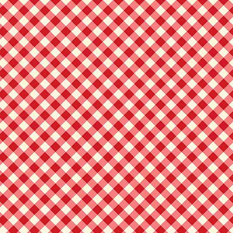 GINGHAM - CD1550 CHERRY