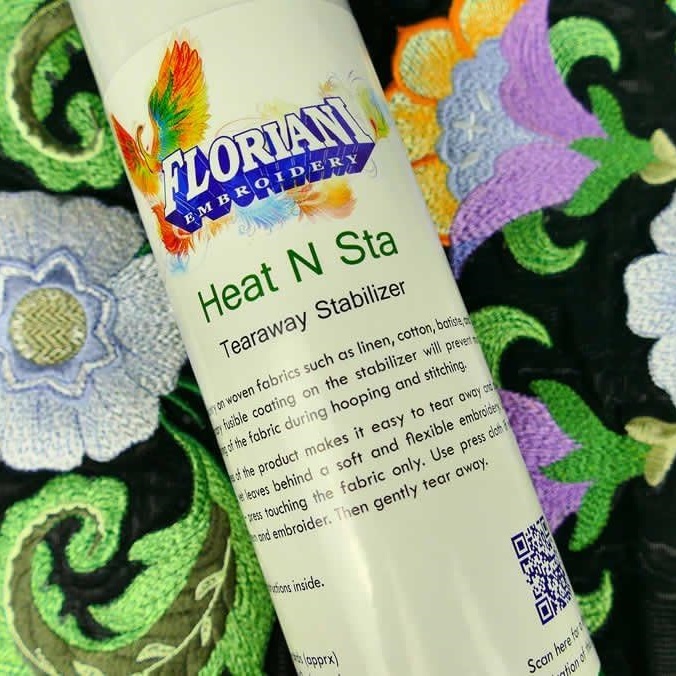 Floriani Heat N Sta Fusible Tearaway 15" x 10 yds
