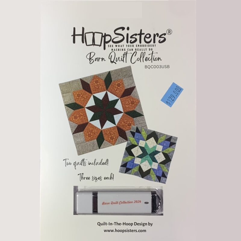 Hoopsisters Barn Quilt USB