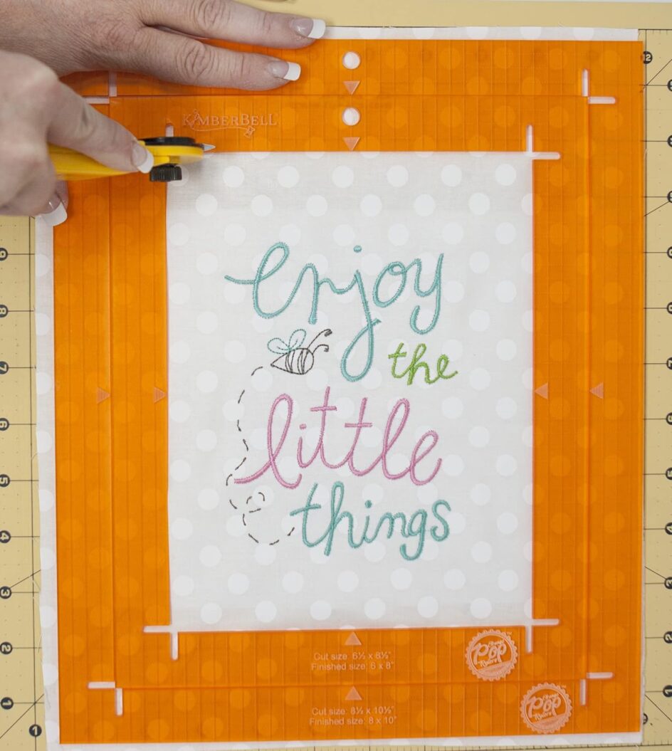Kimberbell Orange Pop Rulers Rectangle Set - Image 2