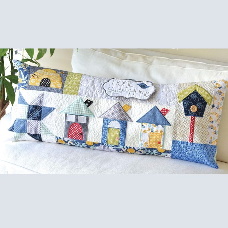 Kimberbell Home Sweet Home Bench Pillow Embroidery Cd - Image 3