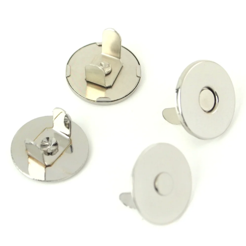 Sallie Tomato 3/4" Magnetic Snaps (Nickel)