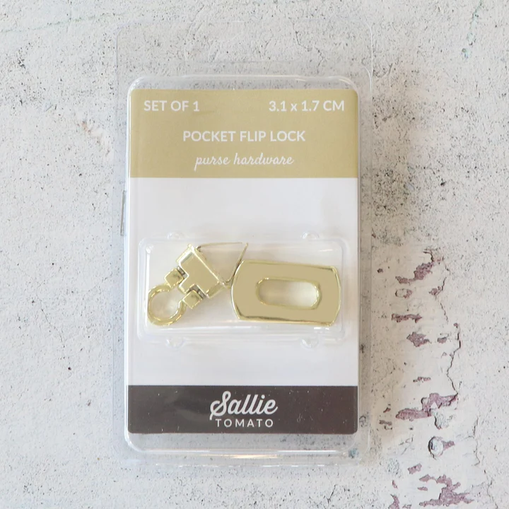 Sallie Tomato Pocket Flip Lock (Gold)