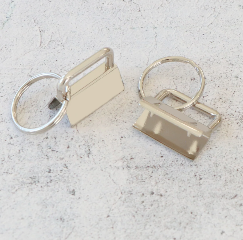 Sallie Tomato 1" Key Fobs (Nickel)
