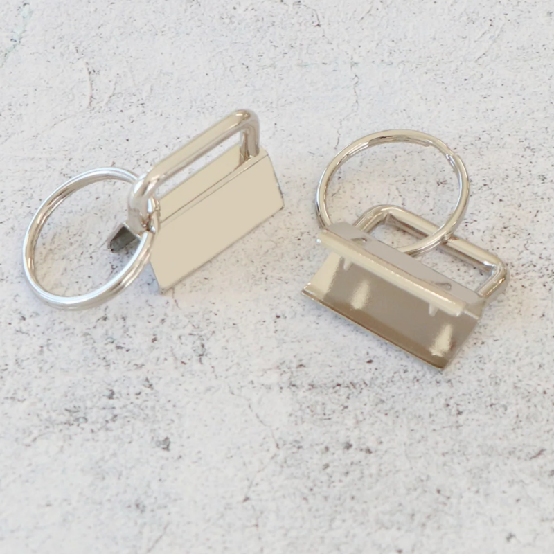 Sallie Tomato 1" Key Fobs (Nickel)