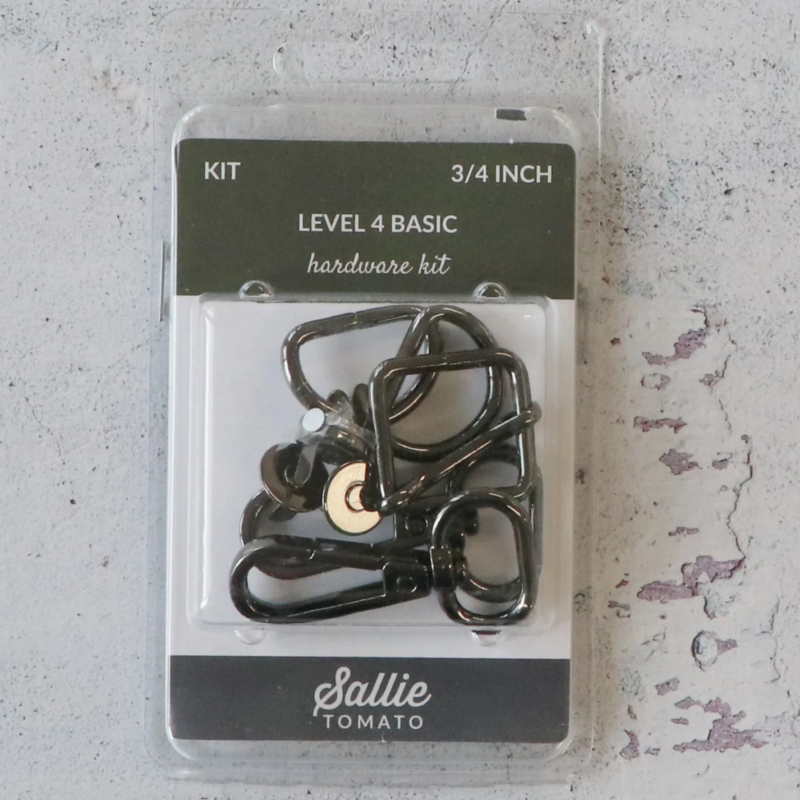 Sallie Tomato Style 4 Basic Hardware Kit 3/4"(Gunmetal)