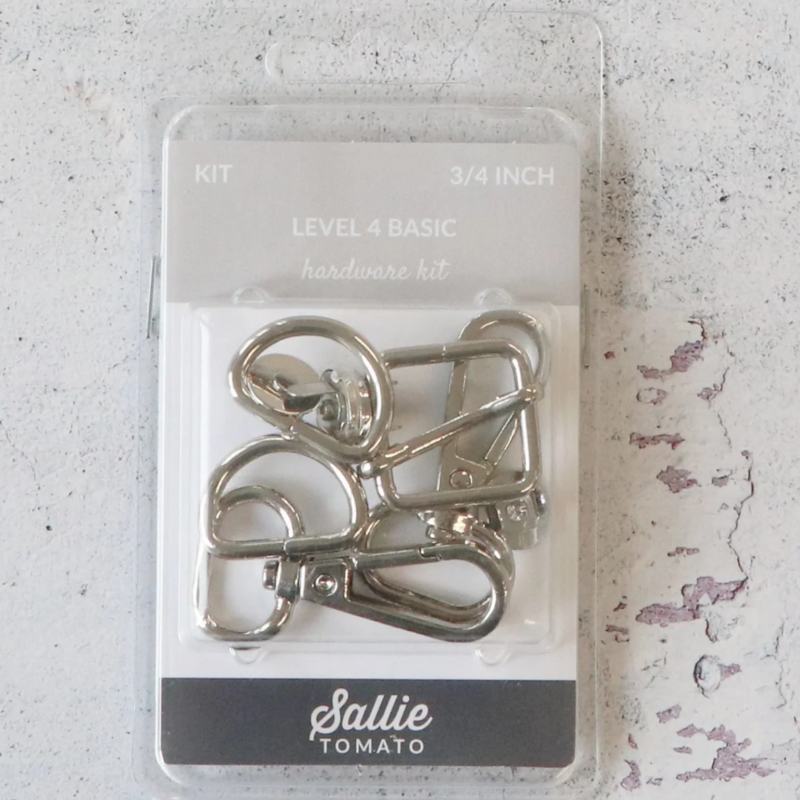 Sallie Tomato Style 4 Basic Hardware Kit 3/4" (Nickel)