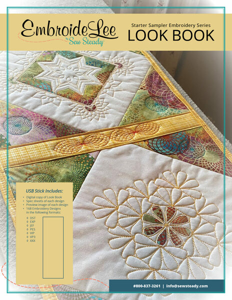 Sew Steady Starter Sampler Embroidery Series Look Book