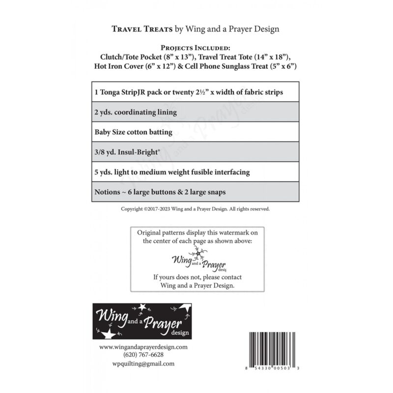 Travel Treats Pattern - WP133 - Image 2