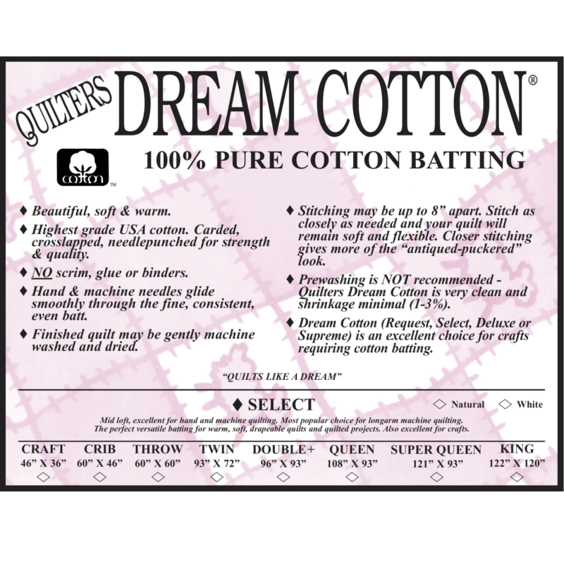 Quilters Dream Cotton Select - Twin