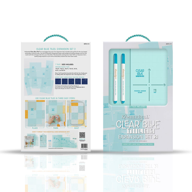 Kimberbell Clear Blue Tiles: Expansion Set 2