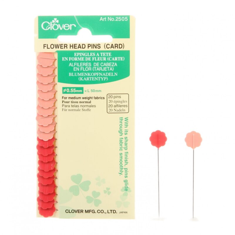 Flower Head Pin Size 32 - 2in 20ct 2 colors# 2505CV