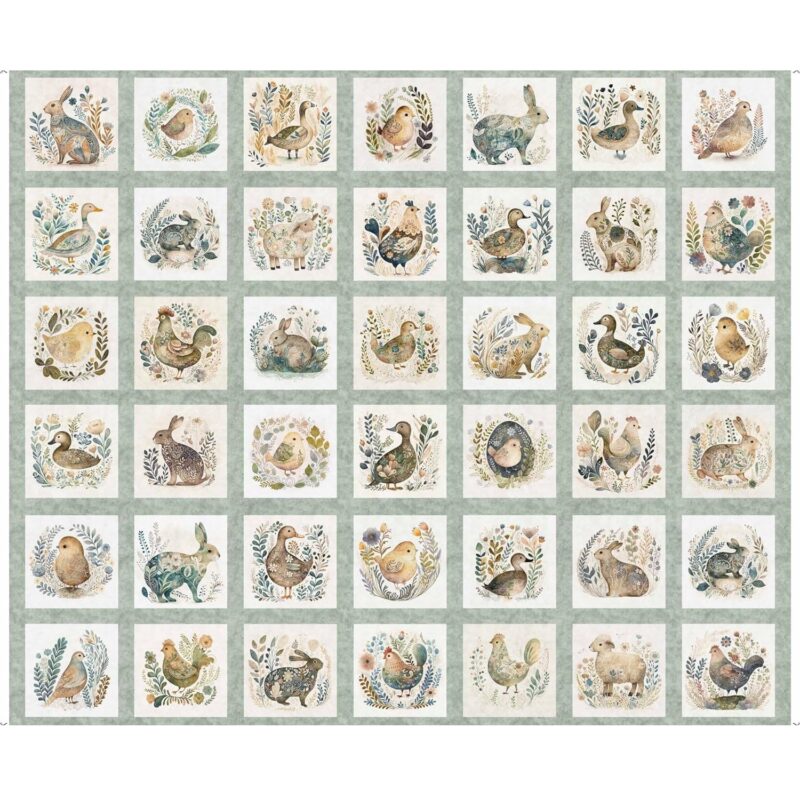 Quilting Treasures Cotton Tails Small Animal Patch