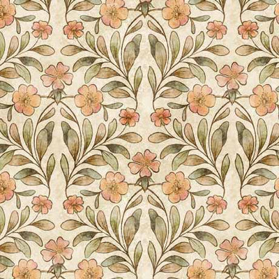 Quilting Treasures Cotton Tails Floral Cream