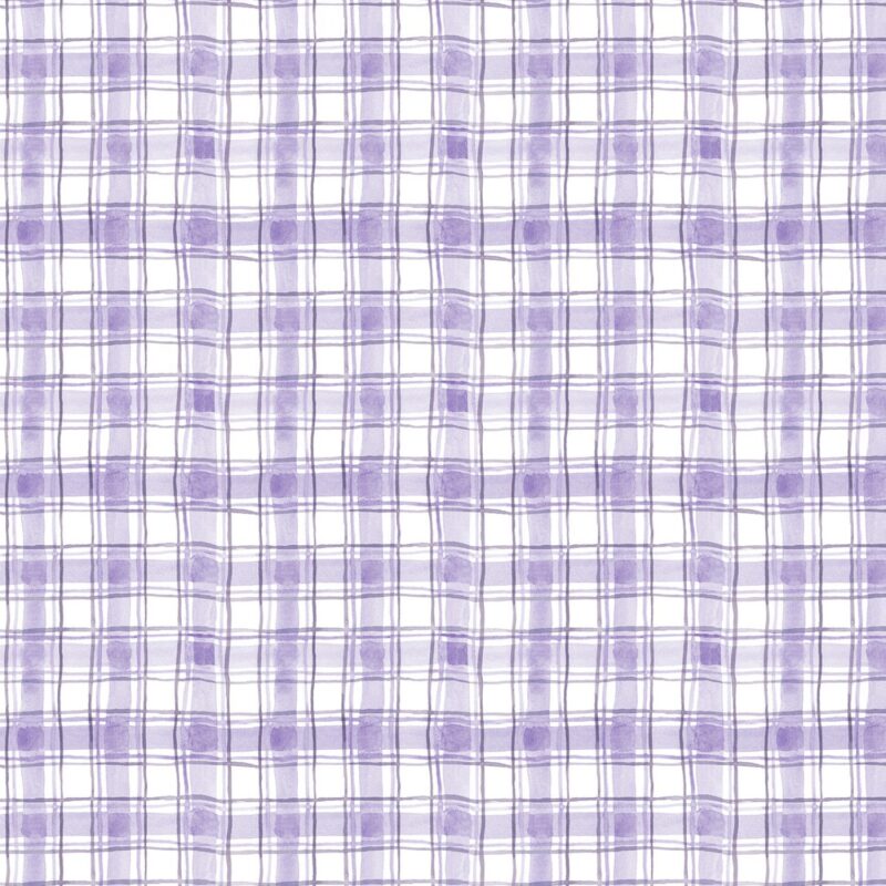 Wilmington Hummingbird Purple Plaid