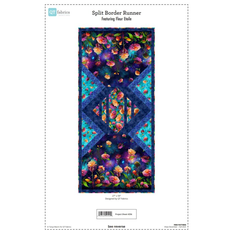 Quilting Treasures Fleur Etoile - Split Border Kit - Image 2