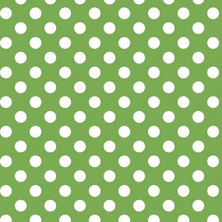 Kimberbell Basics Green Dots 100% Cotton