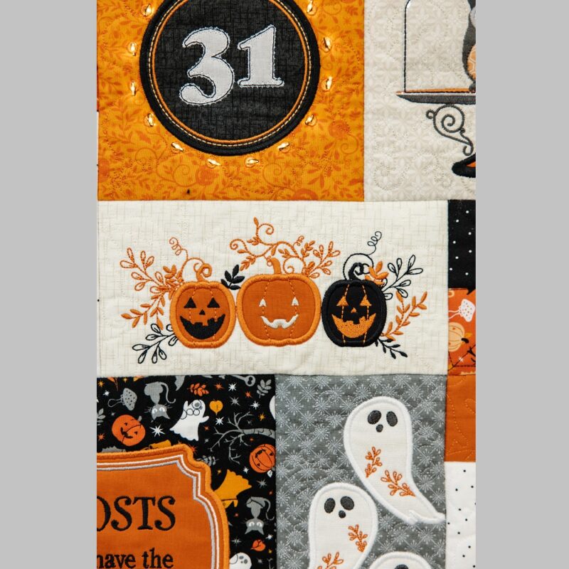 Kimberbell Pumpkins & Potions Ladder Quilt - Image 13