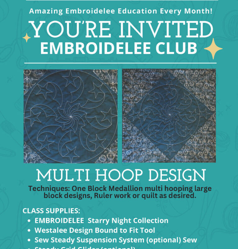 May Embroidelee Supply list