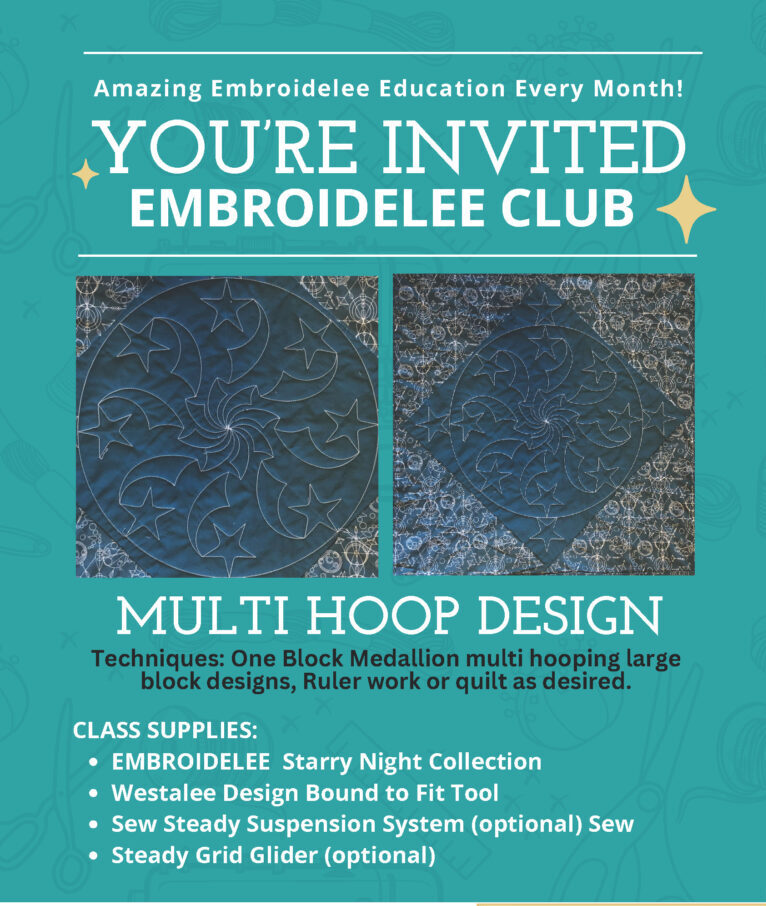 May Embroidelee Supply list