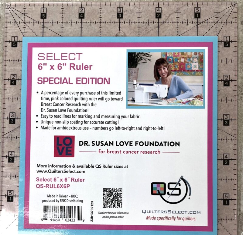 Quilters Select 6x6 Special Edition Pink
