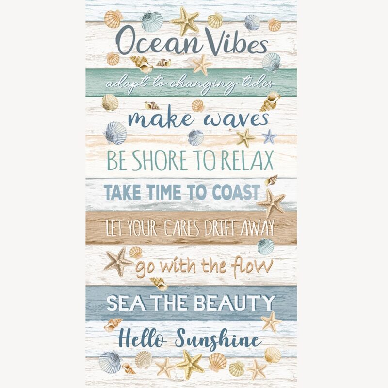 Timeless Ocean Beach Vibes Panel #CD3029-OCEAN