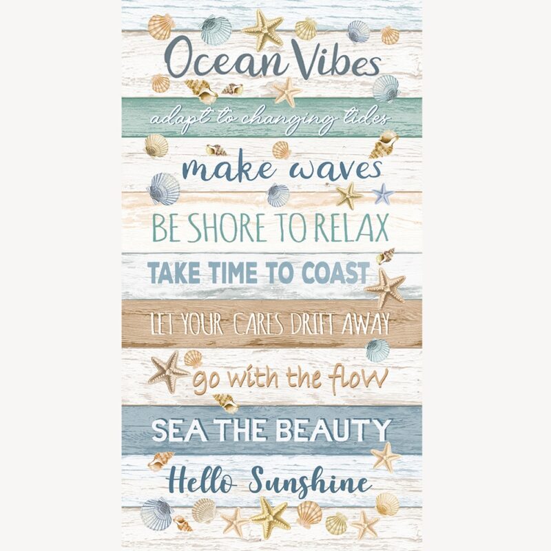 Timeless Ocean Beach Vibes Panel #CD3029-OCEAN
